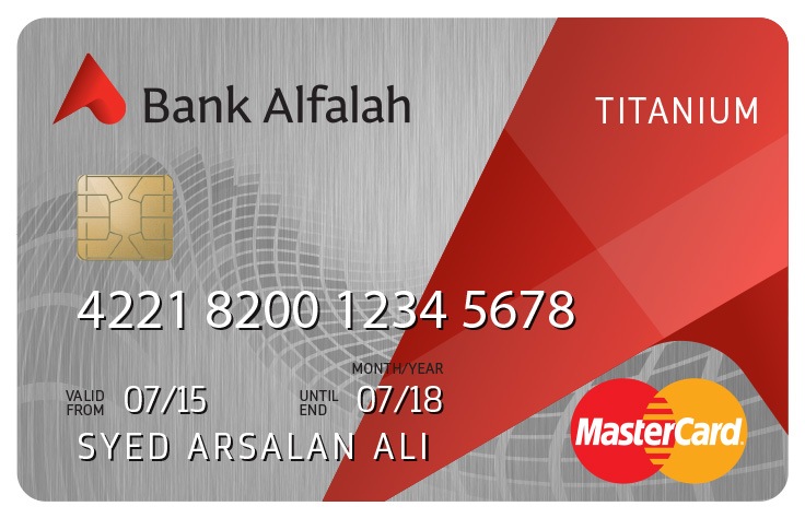 Alfalah Titanium Credit Card - Bank Alfalah